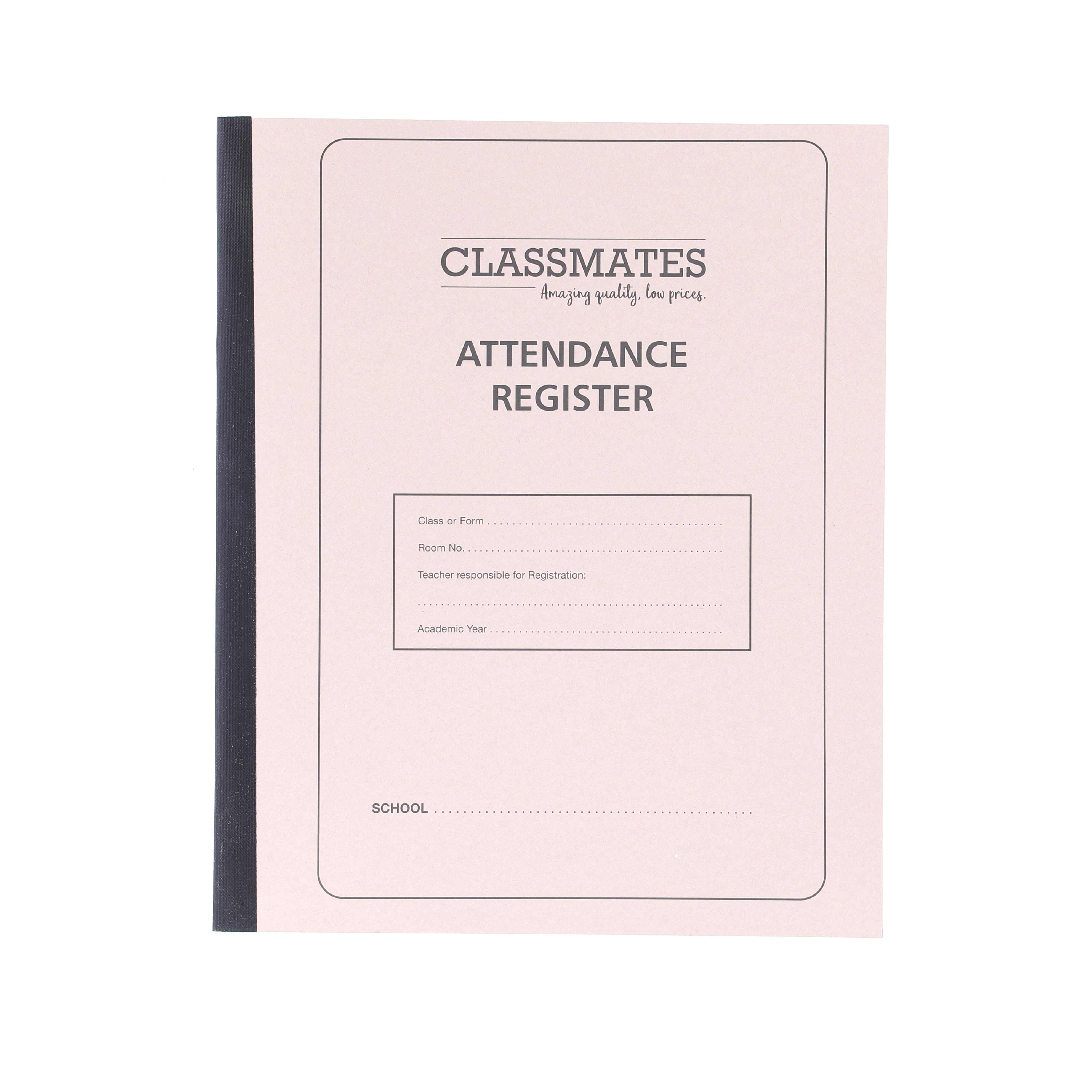 CM Attendance Register with Pocket